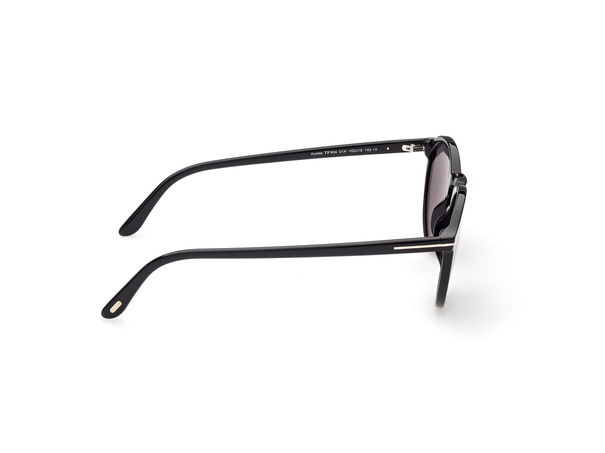 TOM FORD  Aurele FT0904-F5201A Shiny Black/ Smoke