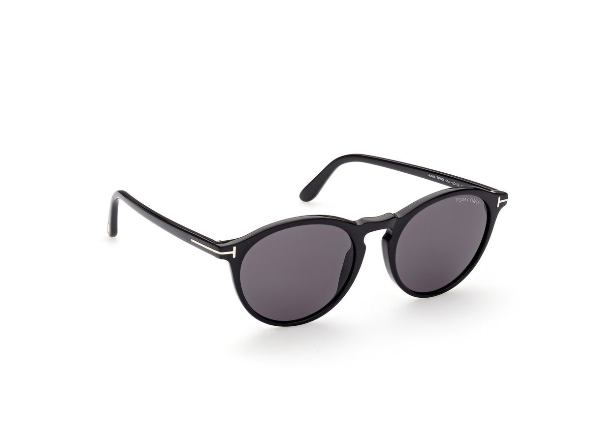 TOM FORD  Aurele FT0904-F5201A Shiny Black/ Smoke