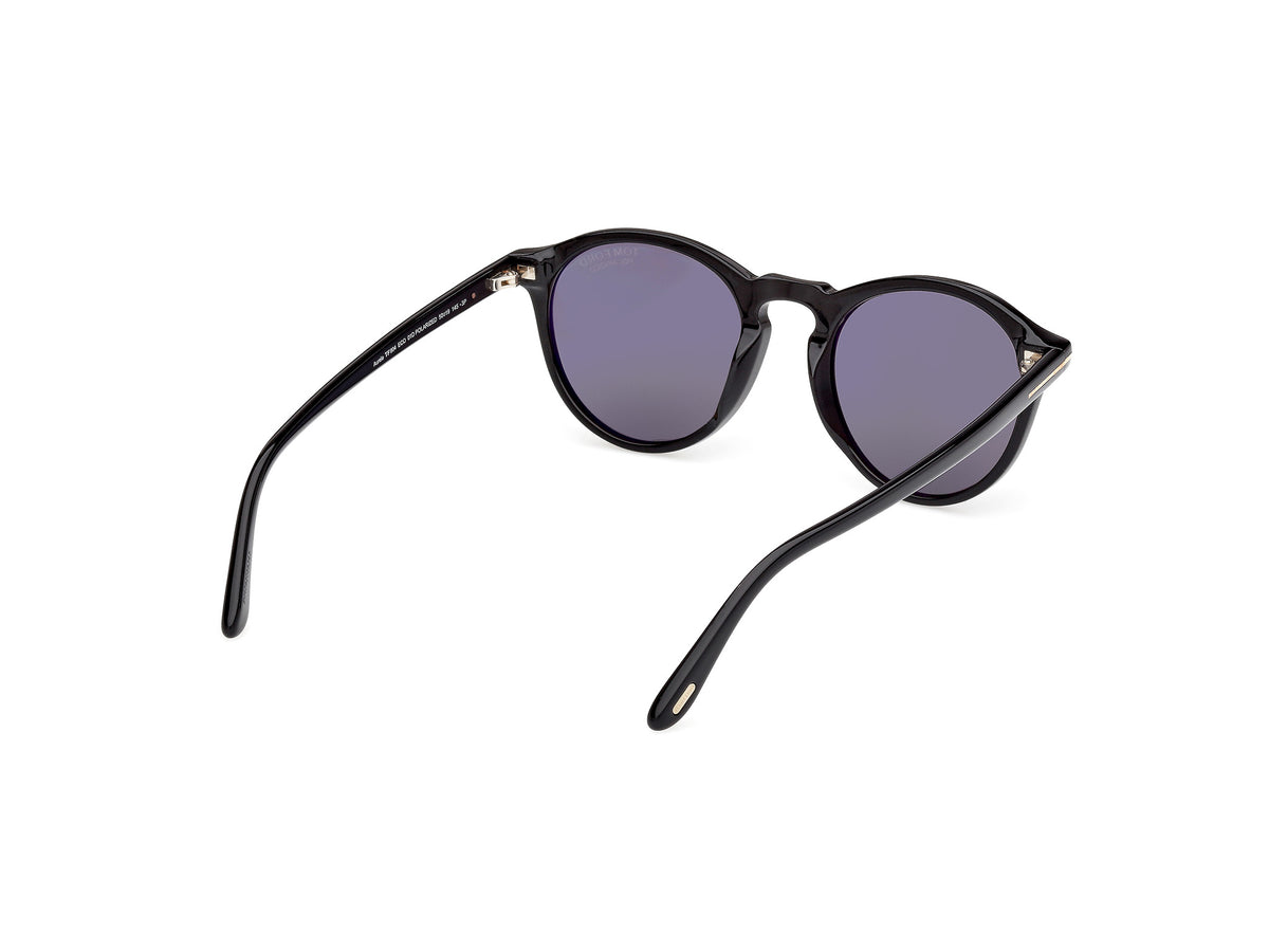 Tom Ford FT090401D50 shiny black  / smoke polarized
