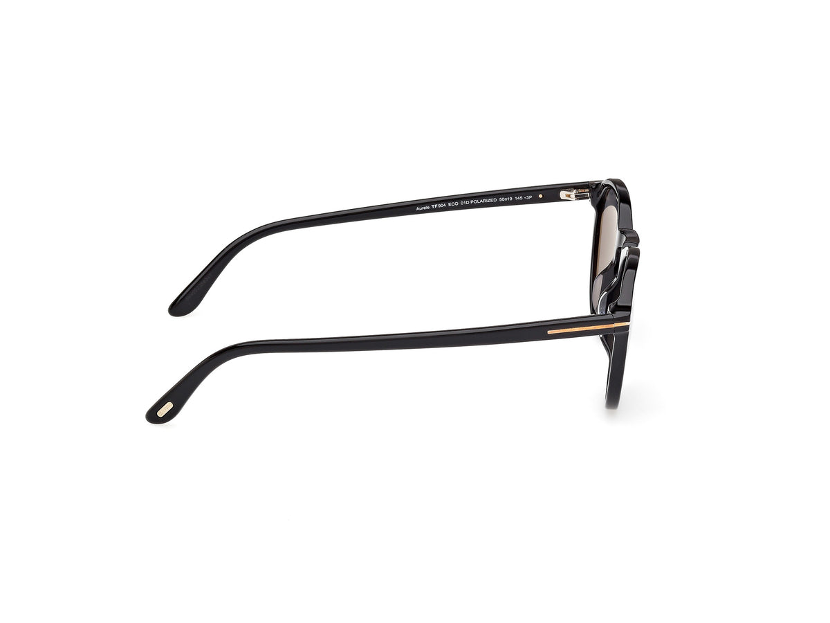 Tom Ford FT090401D50 shiny black  / smoke polarized