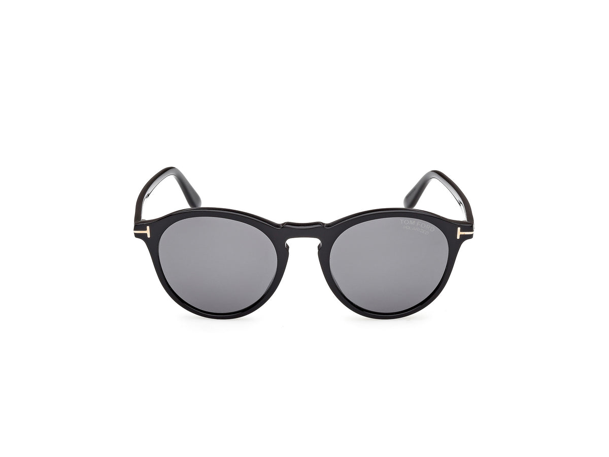 Tom Ford FT090401D50 shiny black  / smoke polarized