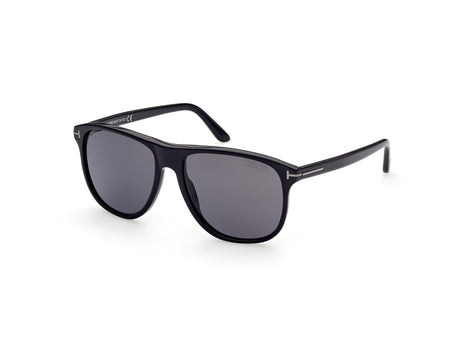 Tom Ford FT0905-N Shiny Black / Smoke Polarized - Blue Star Eyewear