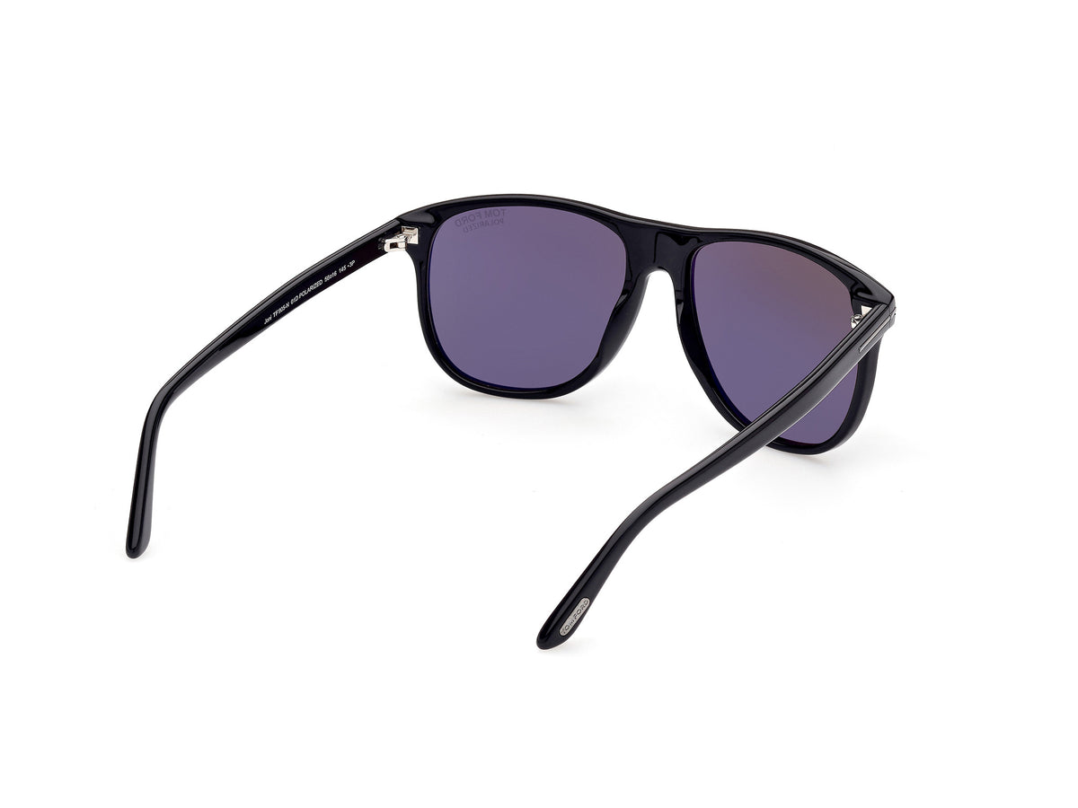 Tom Ford FT0905-N Shiny Black / Smoke Polarized - Blue Star Eyewear
