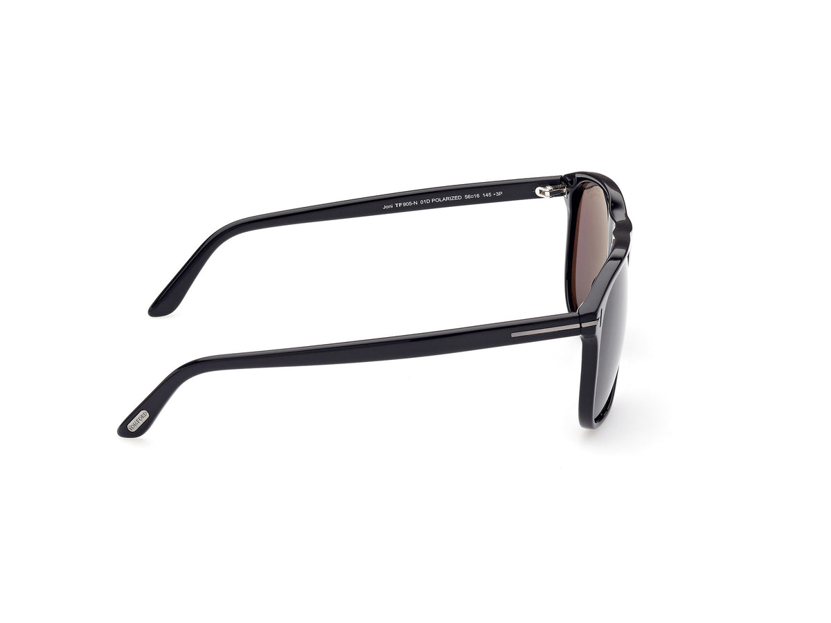 Tom Ford FT0905-N Shiny Black / Smoke Polarized - Blue Star Eyewear