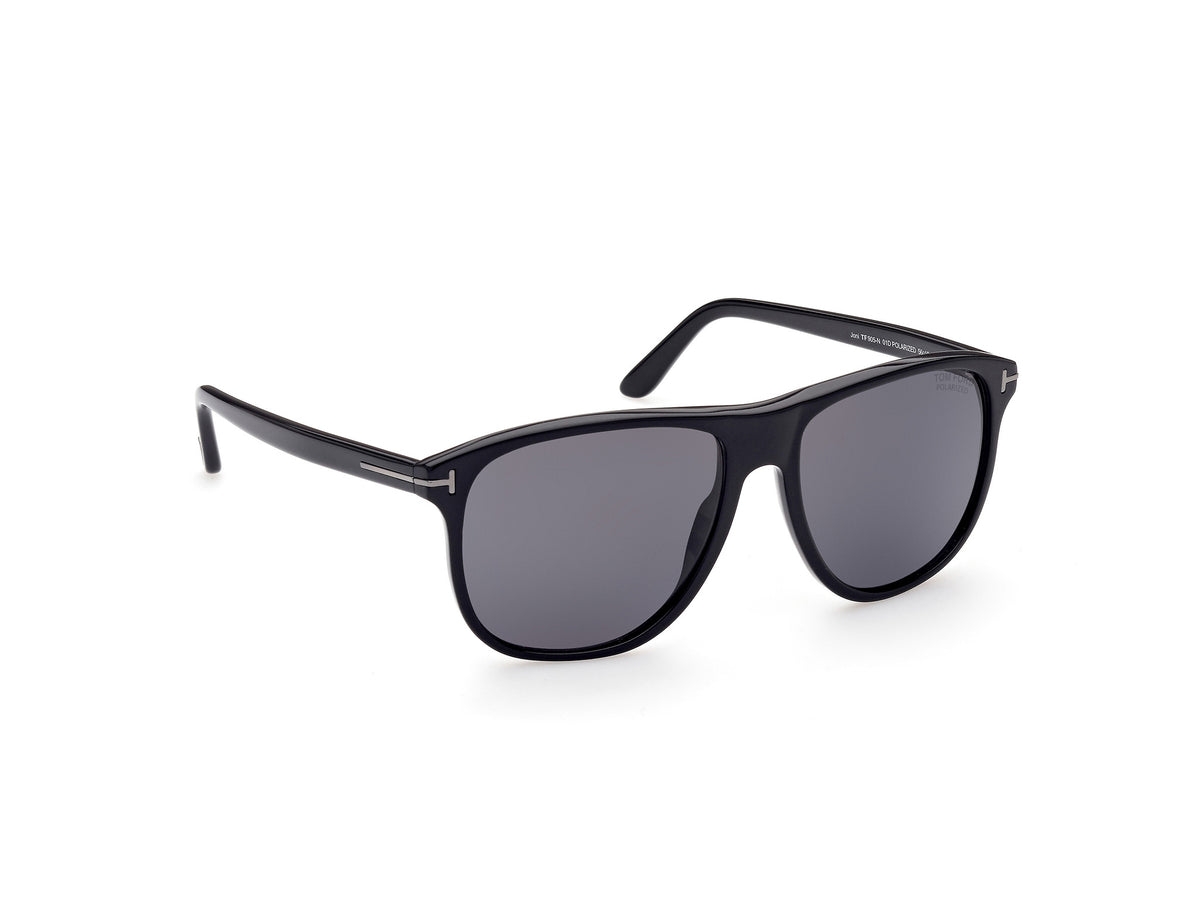 Tom Ford FT0905-N Shiny Black / Smoke Polarized - Blue Star Eyewear