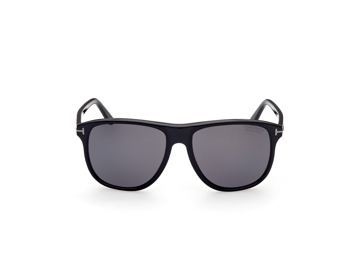 Tom Ford FT0905-N Shiny Black / Smoke Polarized - Blue Star Eyewear