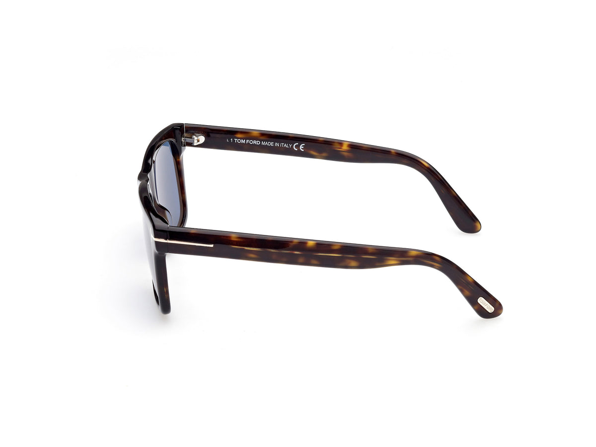 Tom Ford  Buckley FT0906 Dark Havana/Blue Lenses - Blue Star Eyewear