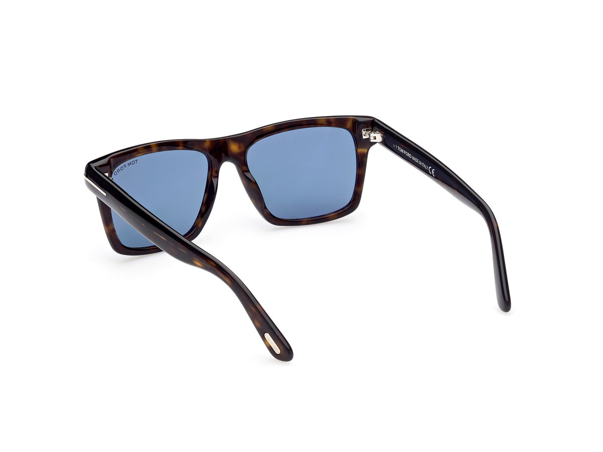 Tom Ford  Buckley FT0906 Dark Havana/Blue Lenses - Blue Star Eyewear