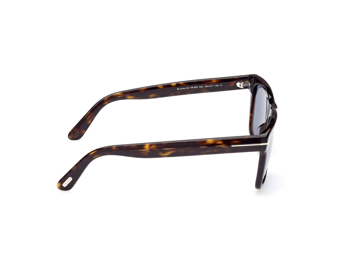 Tom Ford  Buckley FT0906 Dark Havana/Blue Lenses - Blue Star Eyewear
