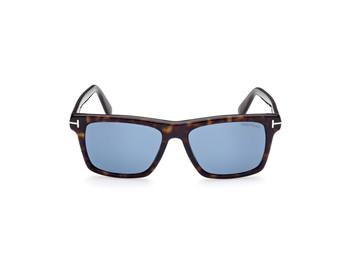 Tom Ford  Buckley FT0906 Dark Havana/Blue Lenses - Blue Star Eyewear