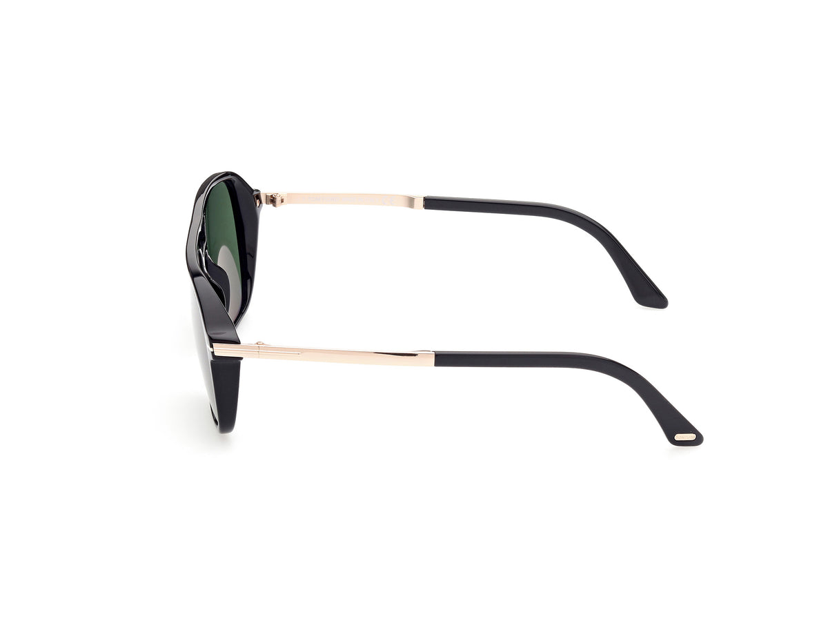 Tom Ford  Black Acetate Sunglasses FT09105901N - Blue Star Eyewear