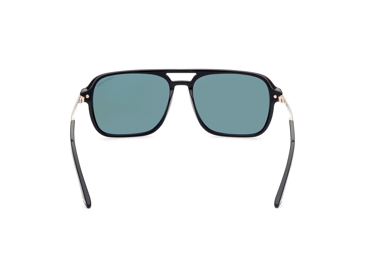 Tom Ford  Black Acetate Sunglasses FT09105901N - Blue Star Eyewear