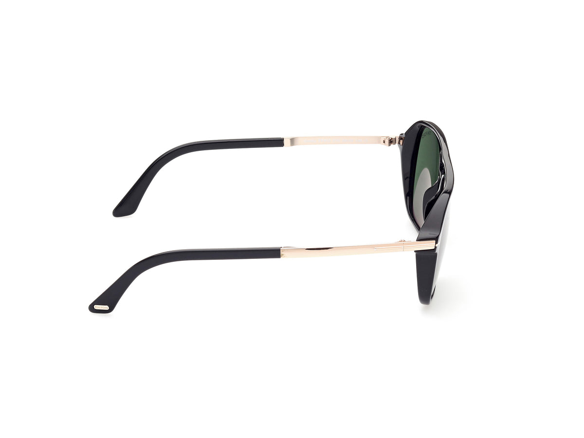 Tom Ford  Black Acetate Sunglasses FT09105901N - Blue Star Eyewear