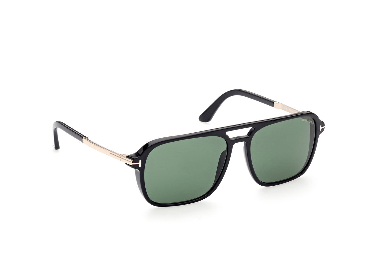 Tom Ford  Black Acetate Sunglasses FT09105901N - Blue Star Eyewear