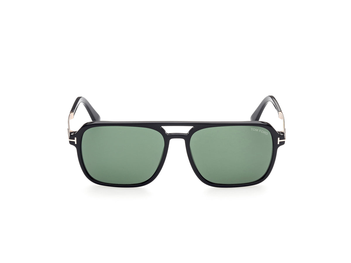 Tom Ford  Black Acetate Sunglasses FT09105901N - Blue Star Eyewear