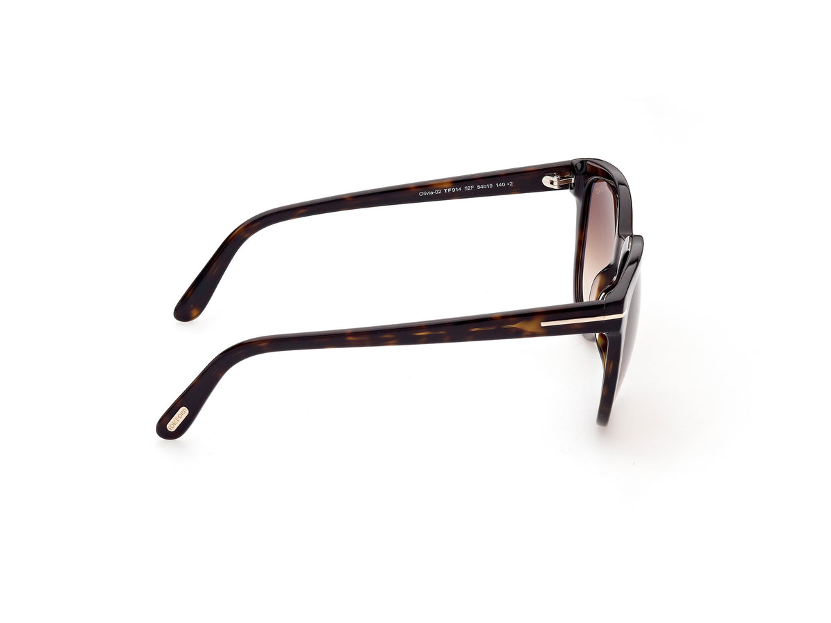 Tom Ford FT0914 Dark Havana / Gradient Brown - Blue Star Eyewear