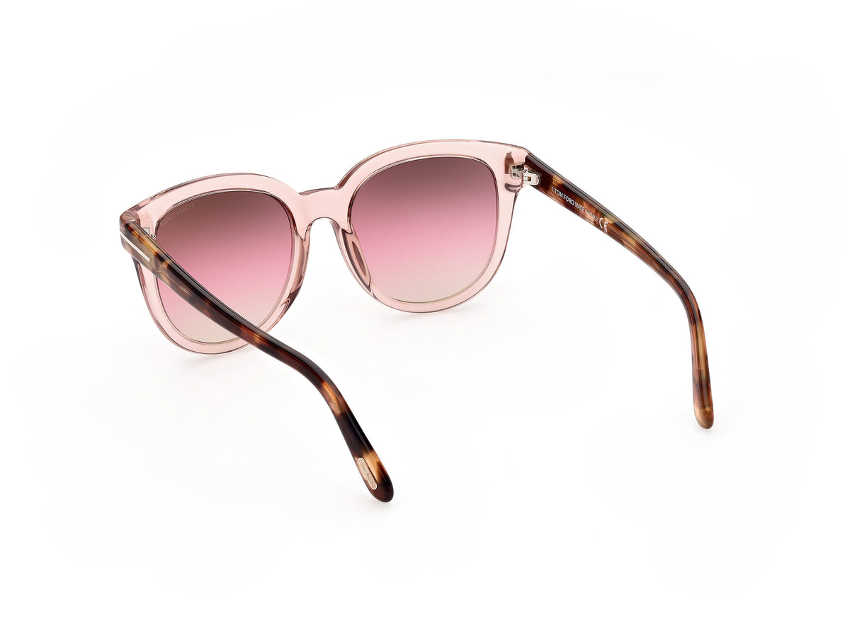 Tom Ford  Olivia-02 FT0914 Shiny Pink / Gradient Brown - Blue Star Eyewear