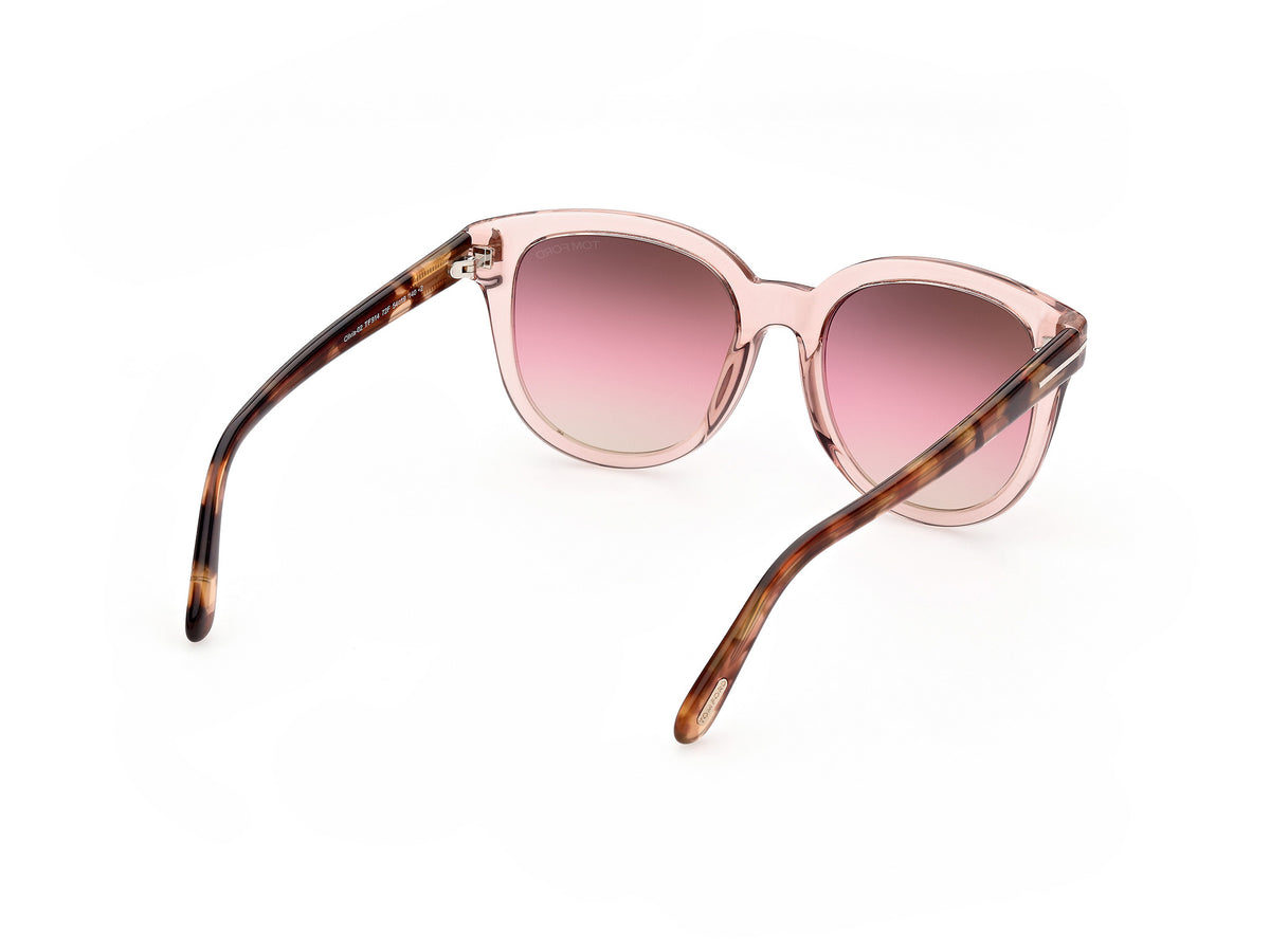 Tom Ford  Olivia-02 FT0914 Shiny Pink / Gradient Brown - Blue Star Eyewear
