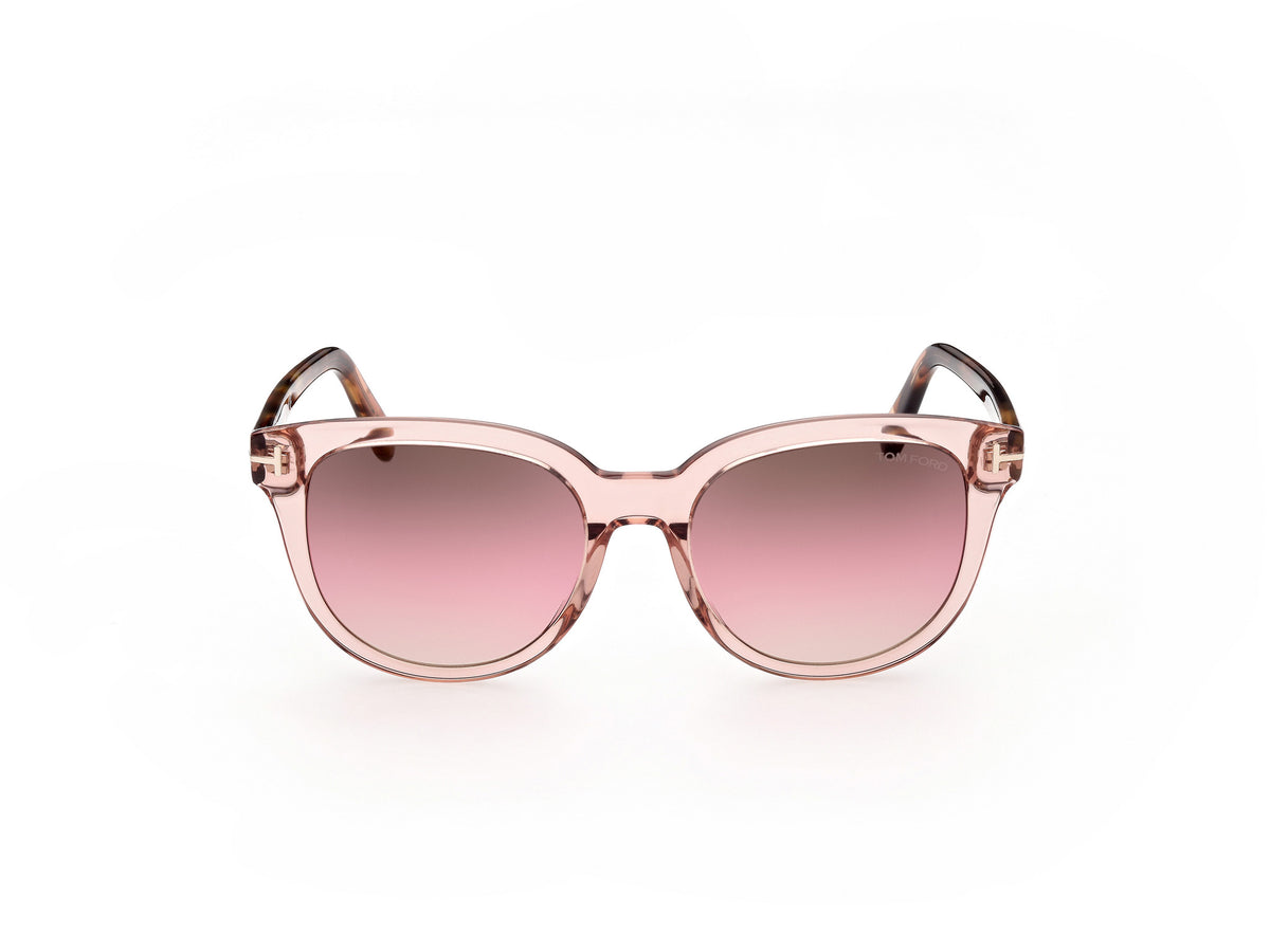 Tom Ford  Olivia-02 FT0914 Shiny Pink / Gradient Brown - Blue Star Eyewear