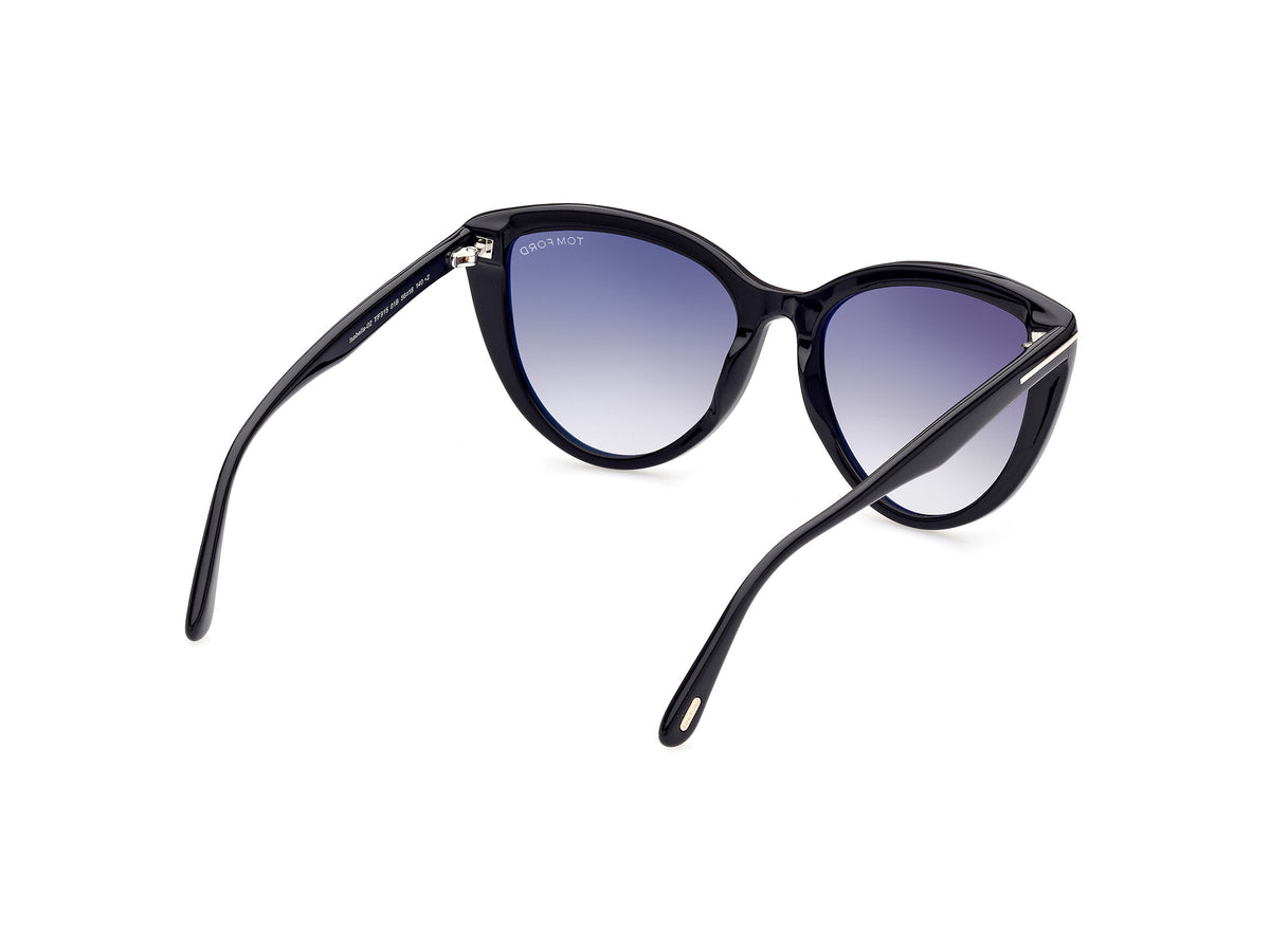 Tom Ford FT0915 Shiny Black / Gradient Smoke - Blue Star Eyewear