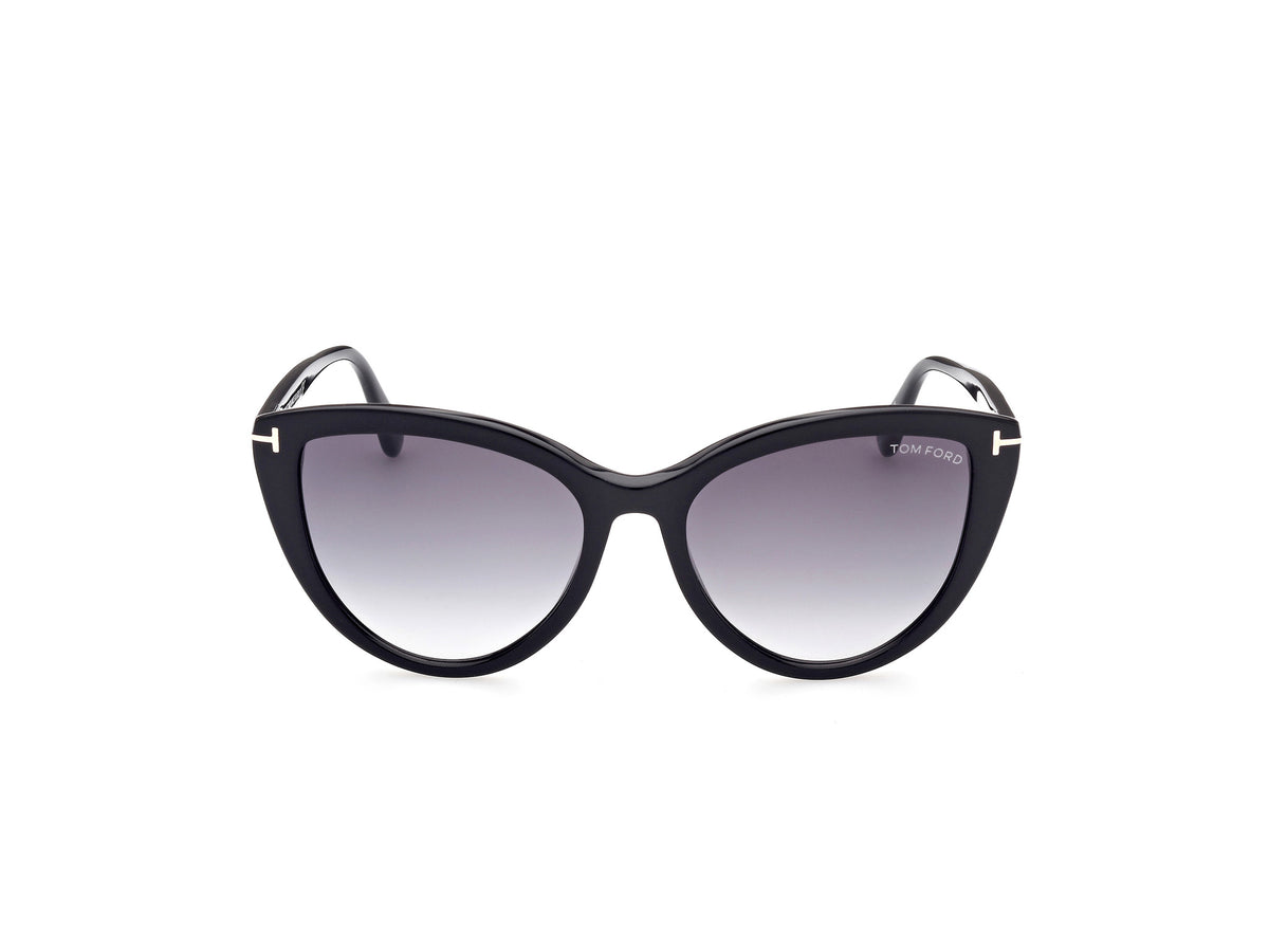 Tom Ford FT0915 Shiny Black / Gradient Smoke - Blue Star Eyewear