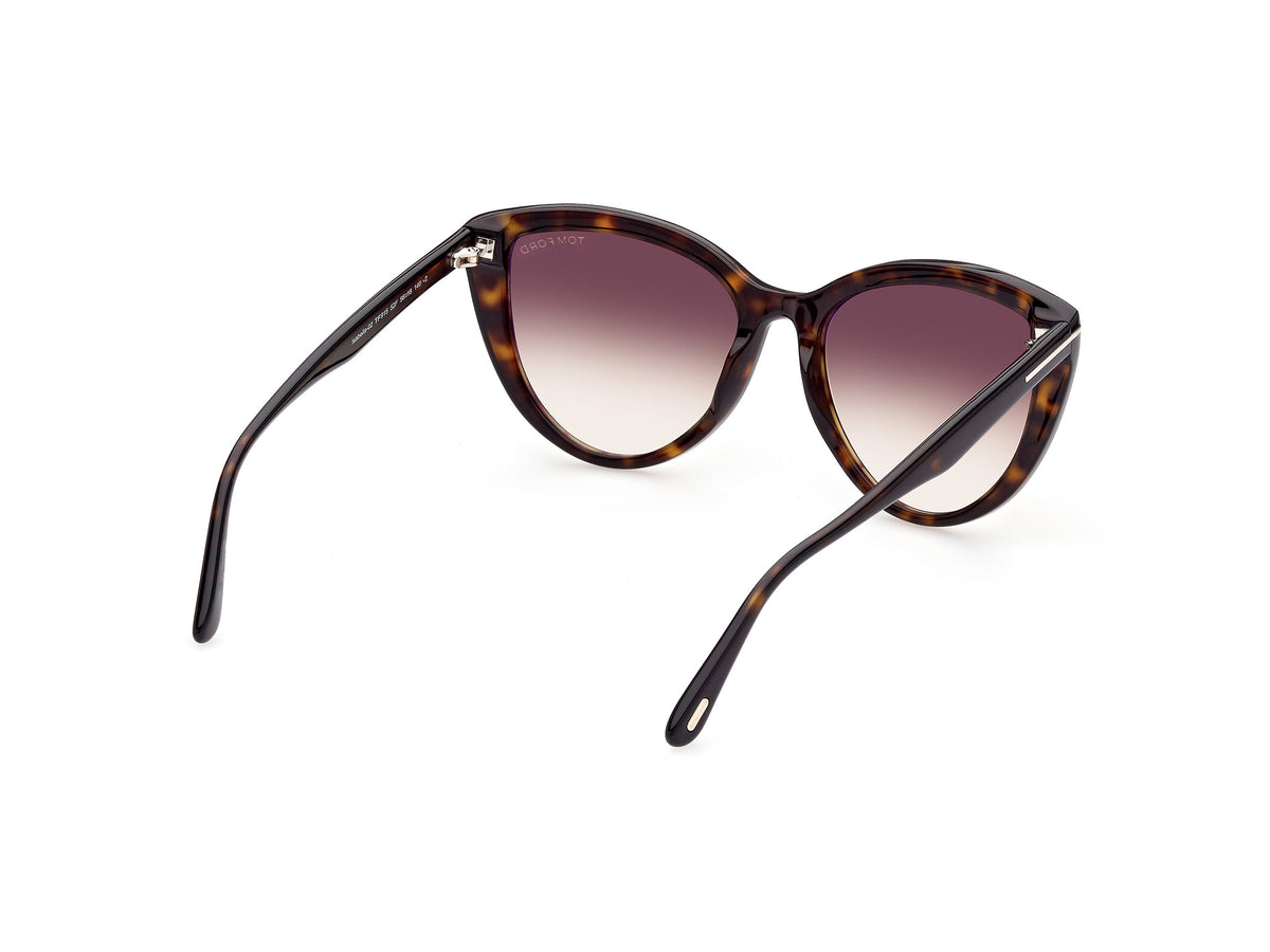 Tom Ford  Isabella FT0915 Shiny Black/Smoke Gradient Lenses Catogry 2 - Blue Star Eyewear