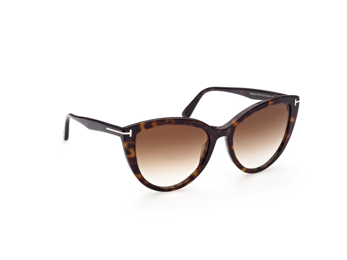 Tom Ford  Isabella FT0915 Shiny Black/Smoke Gradient Lenses Catogry 2 - Blue Star Eyewear