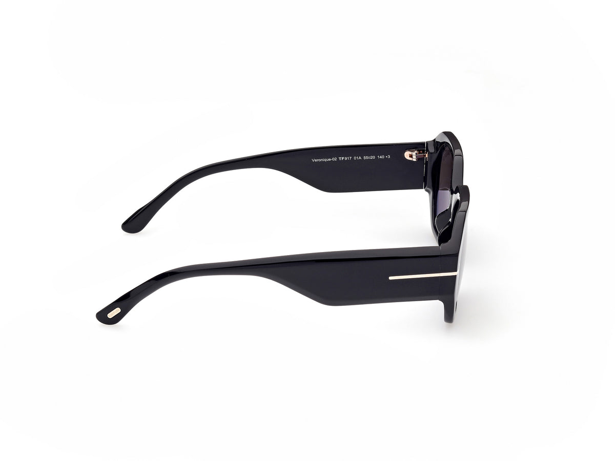 Tom Ford FT0917 Shiny Black / Smoke - Blue Star Eyewear
