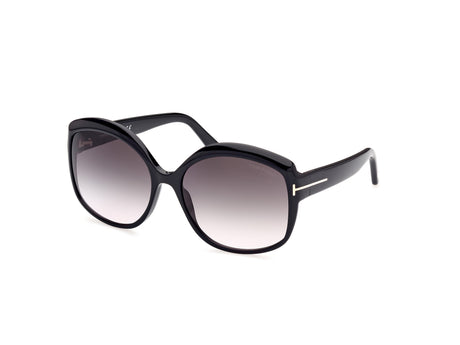 Tom Ford FT0919 Shiny Black / Gradient Smoke - Blue Star Eyewear
