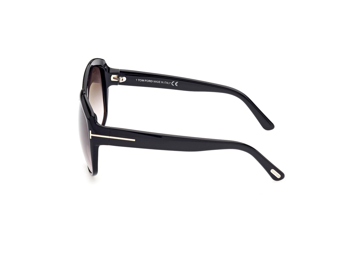 Tom Ford FT0919 Shiny Black / Gradient Smoke - Blue Star Eyewear