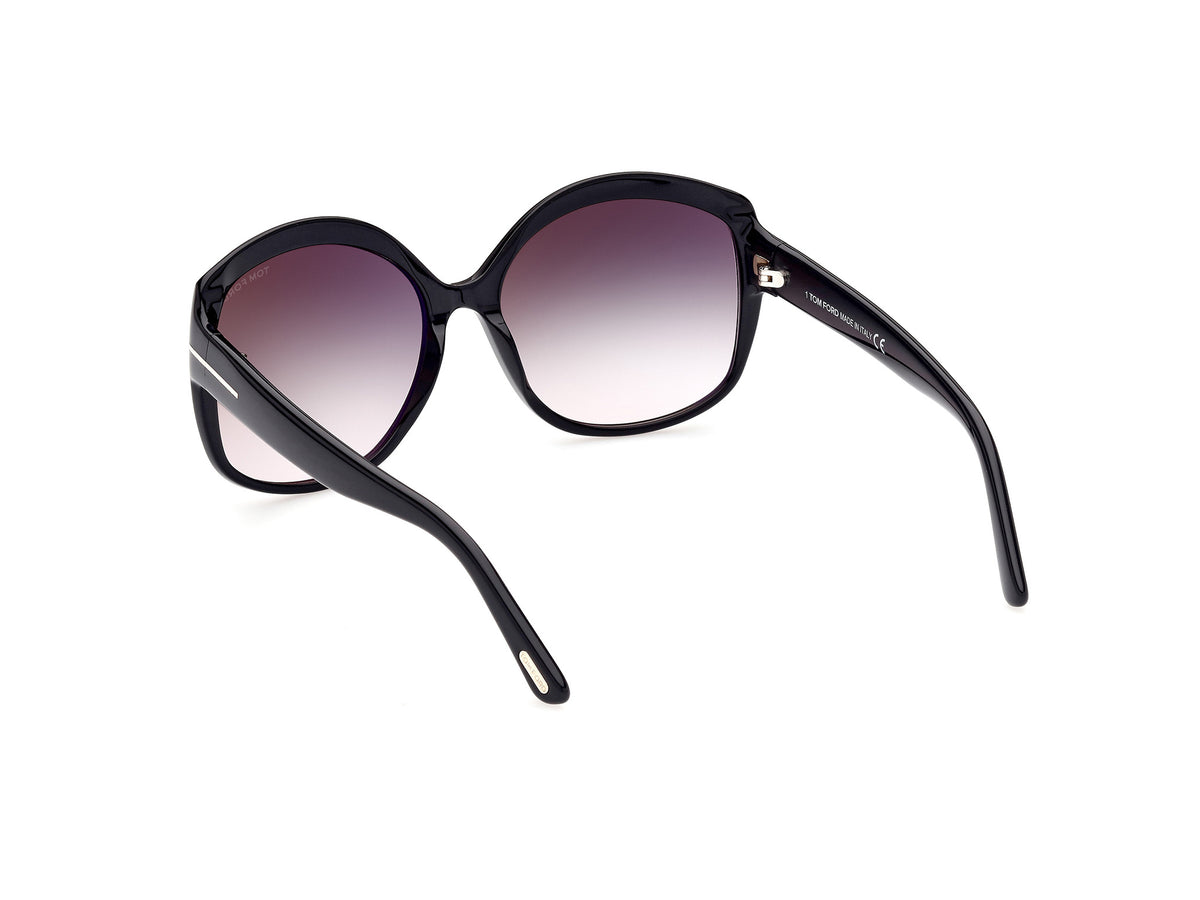 Tom Ford FT0919 Shiny Black / Gradient Smoke - Blue Star Eyewear