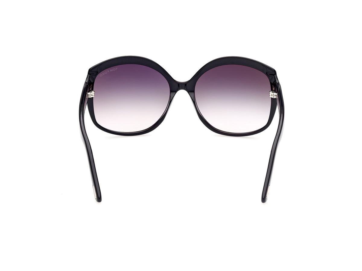 Tom Ford FT0919 Shiny Black / Gradient Smoke - Blue Star Eyewear