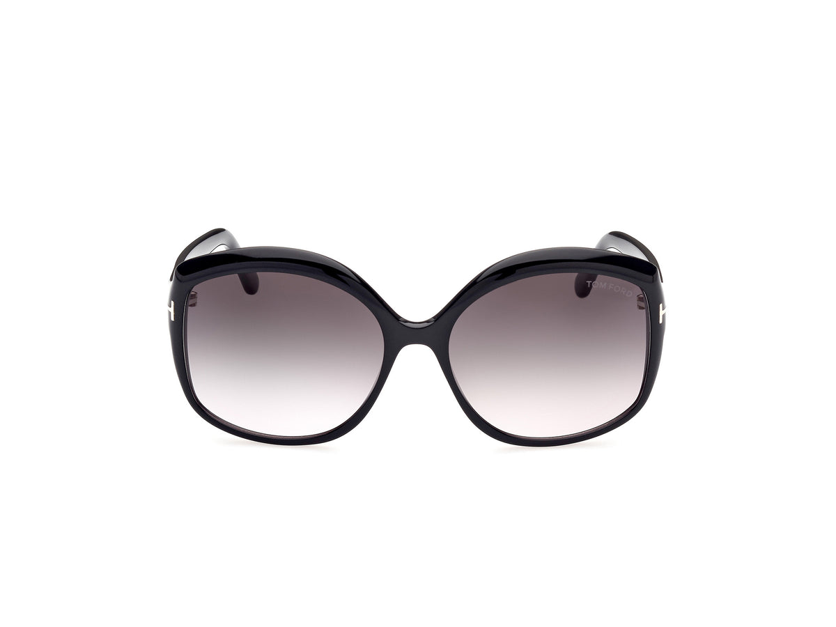 Tom Ford FT0919 Shiny Black / Gradient Smoke - Blue Star Eyewear