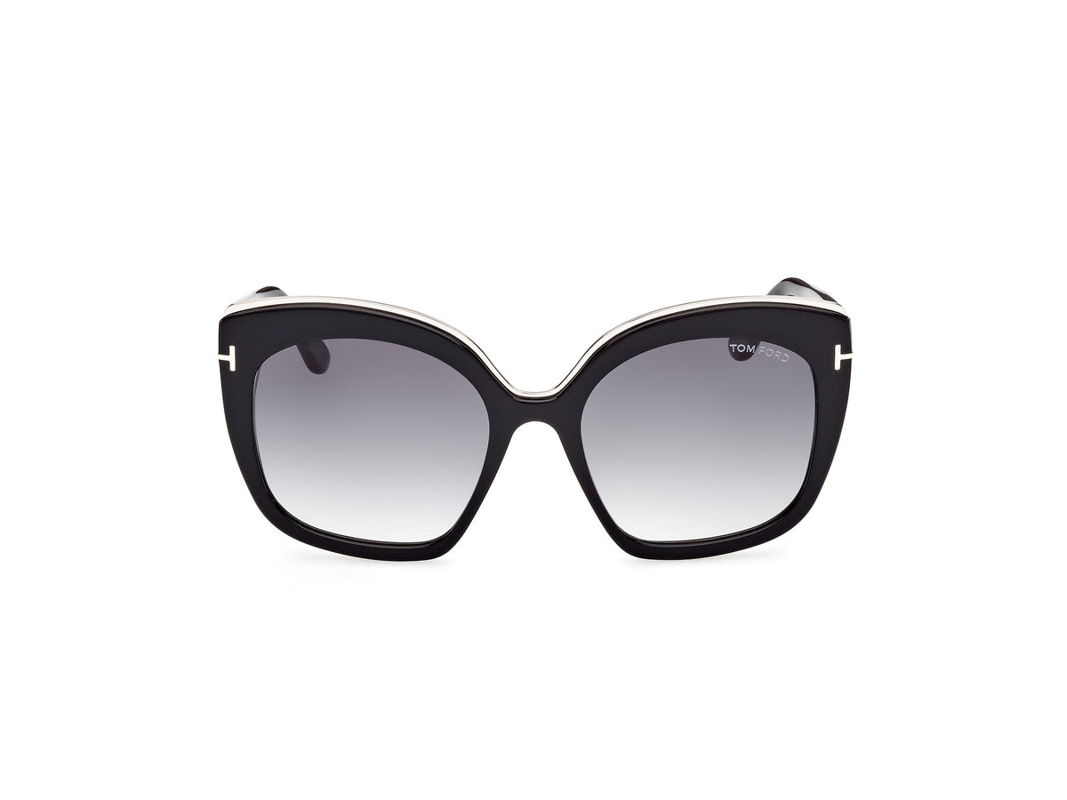 Tom Ford FT0944 Shiny Black / Gradient Smoke - Blue Star Eyewear
