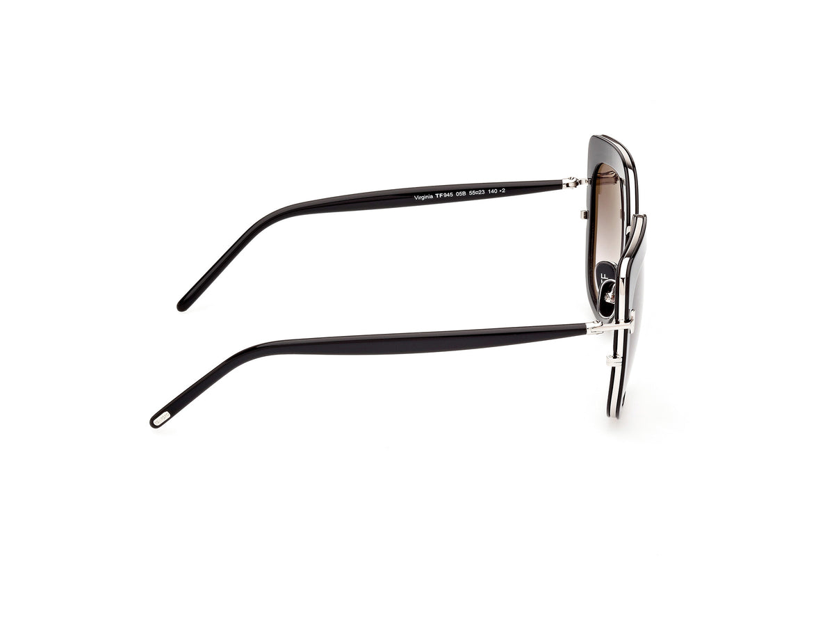 Tom Ford FT0945 Black/Other / Gradient Smoke - Blue Star Eyewear