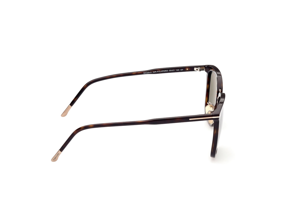 Tom Ford FT0949-D Dark Havana / Green Polarized - Blue Star Eyewear