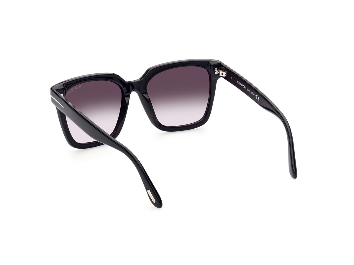 Tom Ford  Selby FT0952 Shiny Black With Black - Blue Star Eyewear
