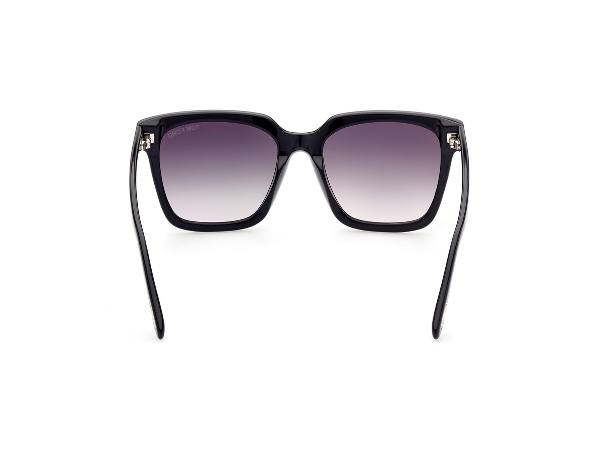 Tom Ford  Selby FT0952 Shiny Black With Black - Blue Star Eyewear
