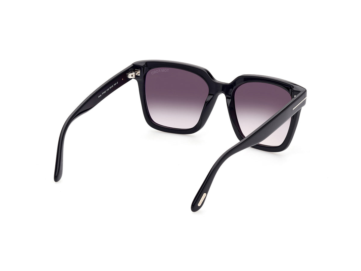 Tom Ford  Selby FT0952 Shiny Black With Black - Blue Star Eyewear