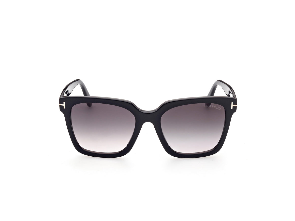 Tom Ford  Selby FT0952 Shiny Black With Black - Blue Star Eyewear