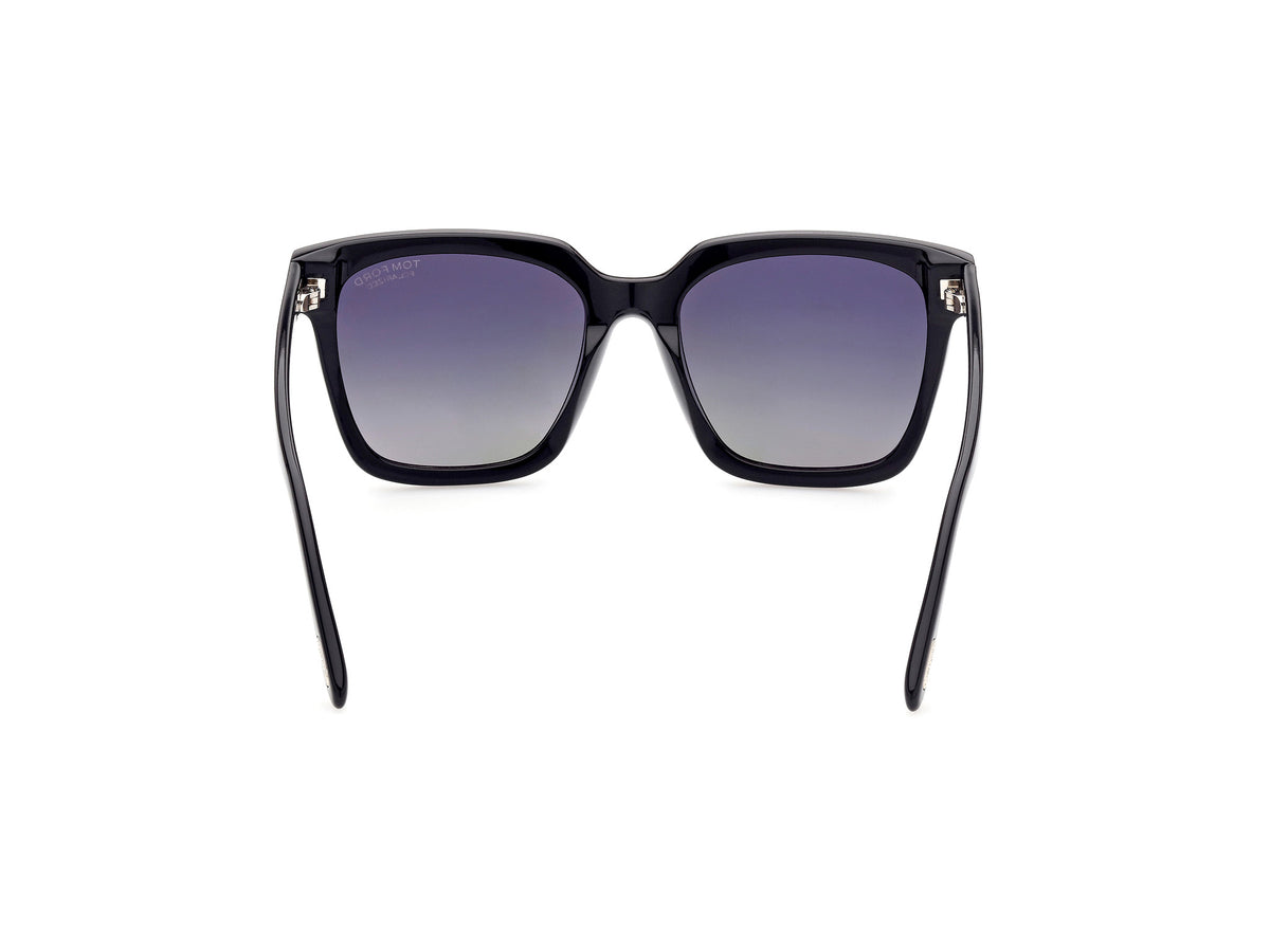 Tom Ford FT095201D55 shiny black  / smoke polarized
