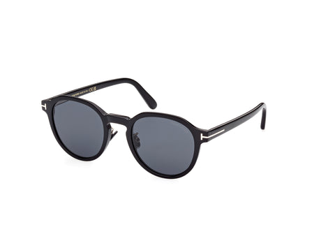 Tom Ford FT0974-K Shiny Black / Smoke - Blue Star Eyewear