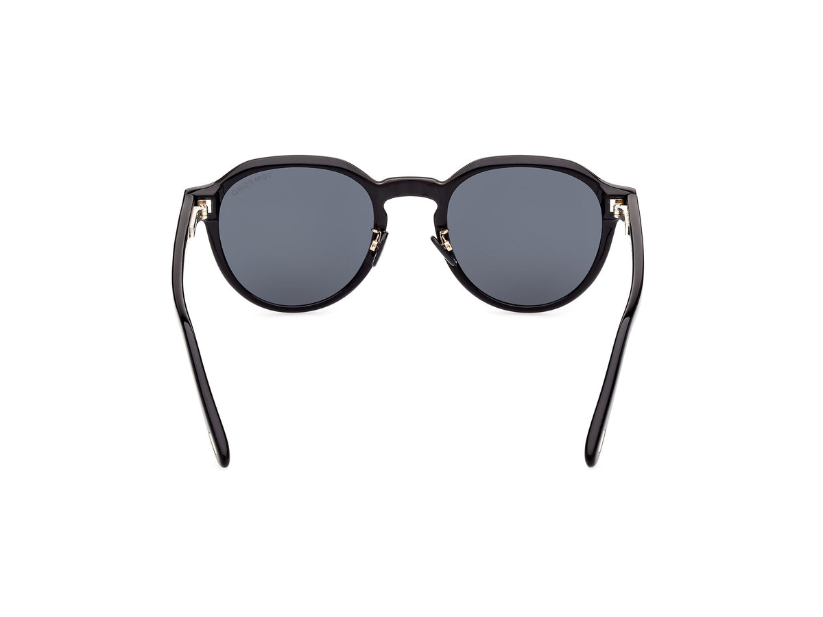 Tom Ford FT0974-K Shiny Black / Smoke - Blue Star Eyewear