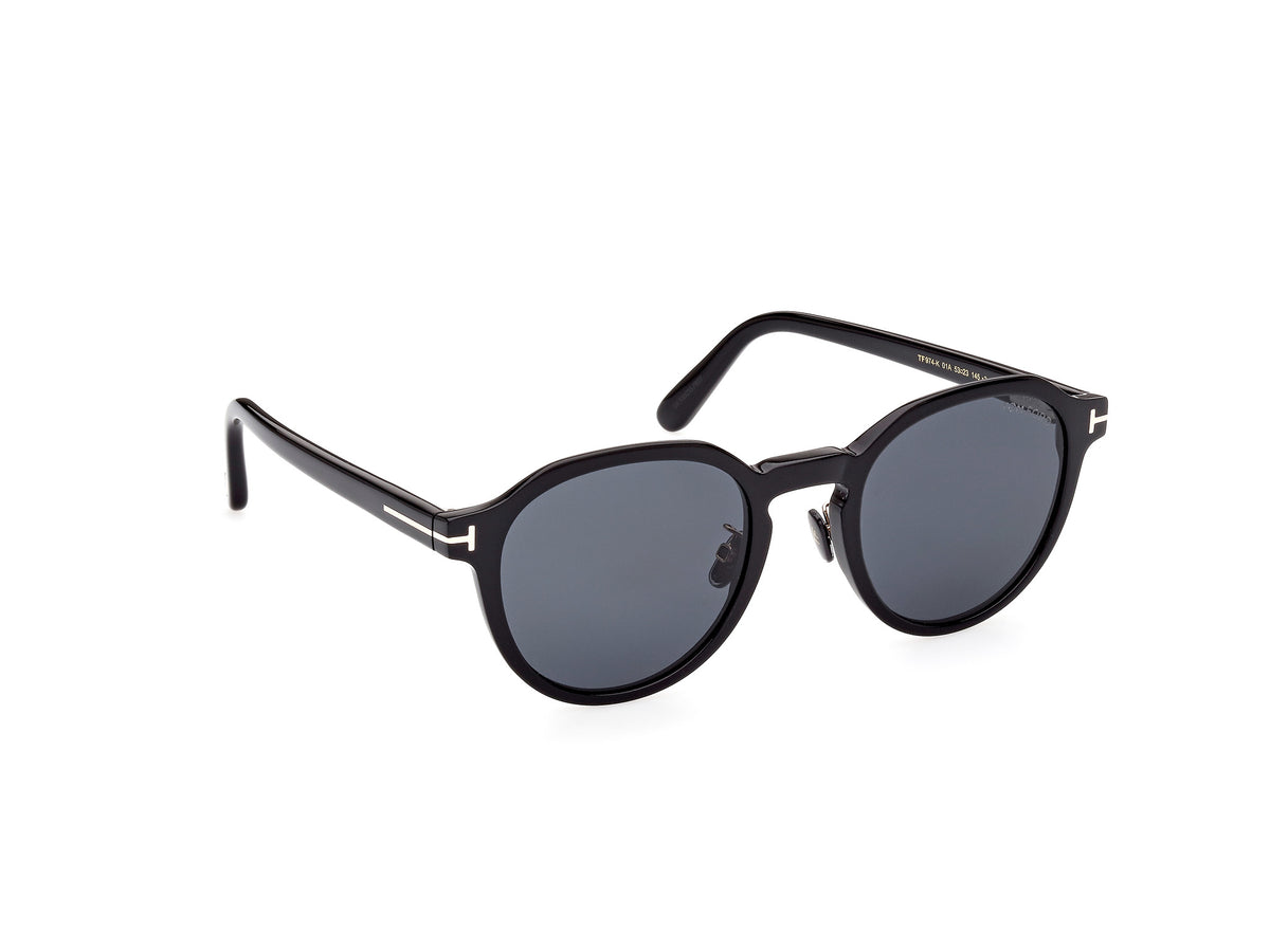 Tom Ford FT0974-K Shiny Black / Smoke - Blue Star Eyewear