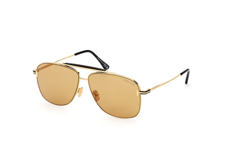 Tom Ford FT10176030E Shiny Deep Gold / Brown - Blue Star Eyewear