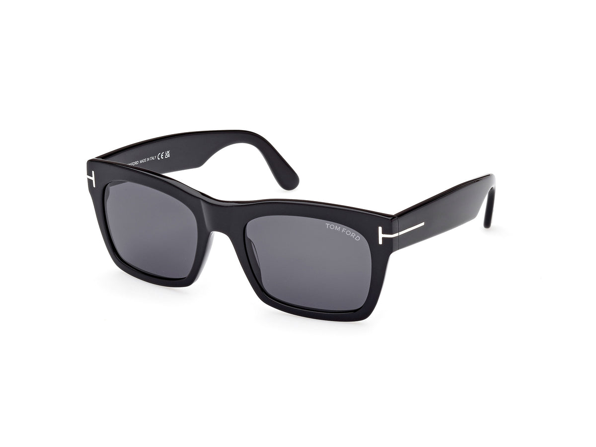 TOM FORD FT1062 56 01A Shiny Black/ Smoke