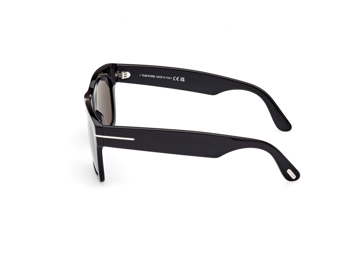 TOM FORD FT1062 56 01A Shiny Black/ Smoke