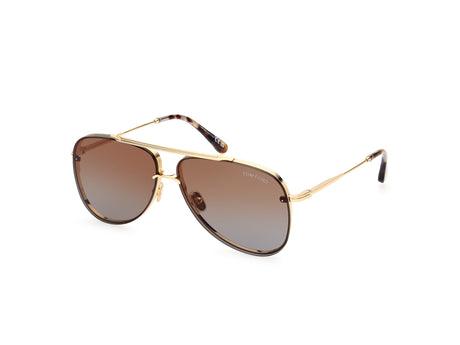 TOM FORD FT1071 62 30F Shiny Deep Gold/ Gradient Brown