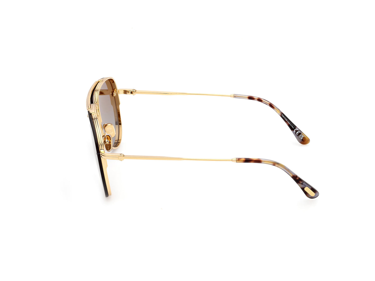 TOM FORD FT1071 62 30F Shiny Deep Gold/ Gradient Brown