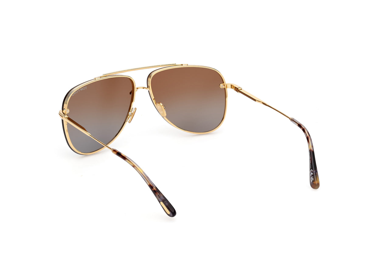 TOM FORD FT1071 62 30F Shiny Deep Gold/ Gradient Brown